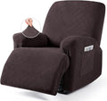 VANSOFY Oversized Recliner Chair Cover, 4-Pieces Stretch Recliner Covers by VANSOFYFURNITURECOVERS