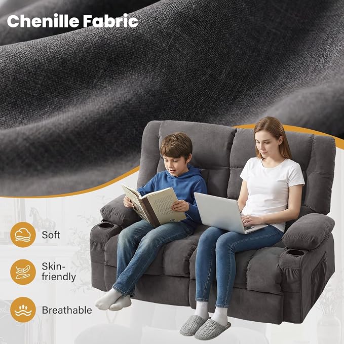 BOSMILLER Reclining Loveseat - Image 6