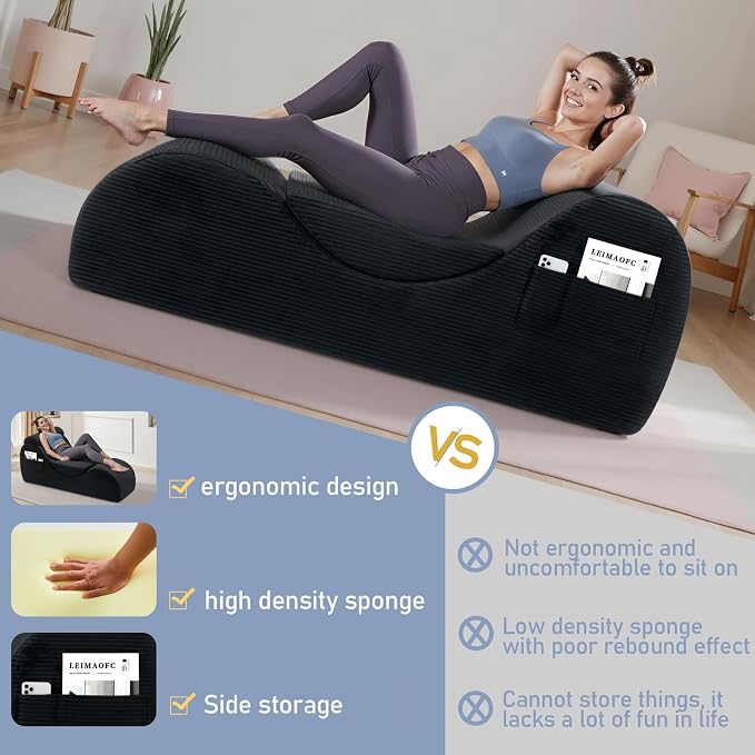 Yoga Chair Lounge for Adult, Ergonomic Chaise Lounge Chair - Image 6