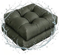 Set of 2 Outdoor Indoor Rocking Chair Cushion Square Wicker Seat Cushion by DetailsMakeLifeMoreSoft