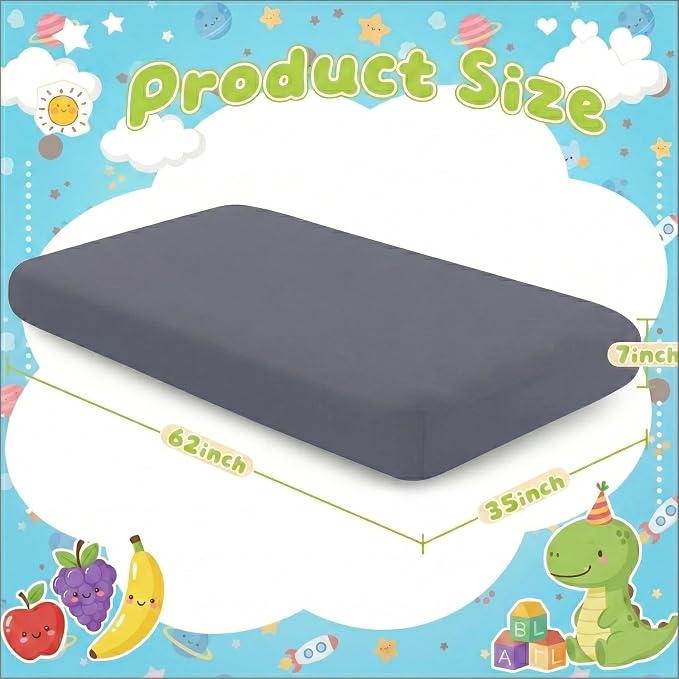 Stretchy Fitted Sheet for 34.5" x 62" Inflatable Airbed or 33x66 Youth Bed - Image 6