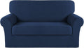 Turquoize Stretch Sofa Slipcover 2 Pieces Sofa Cover Couch Cover by Turquoize