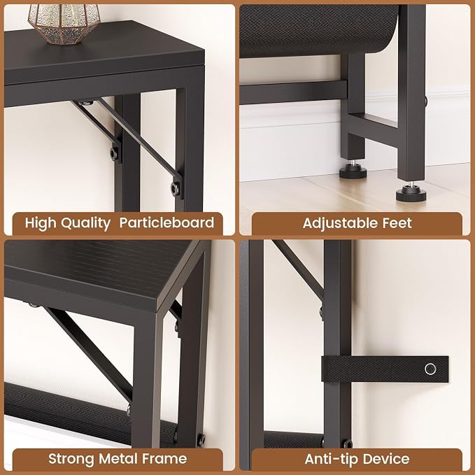 Asgolion 47.2'' Skinny Console Table - Image 7