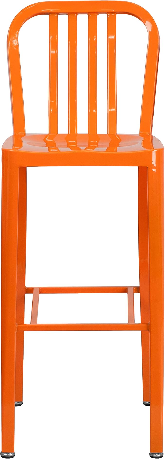 Flash Furniture Gael Commercial Grade 2 Pack 30" High Orange Metal - Image 5