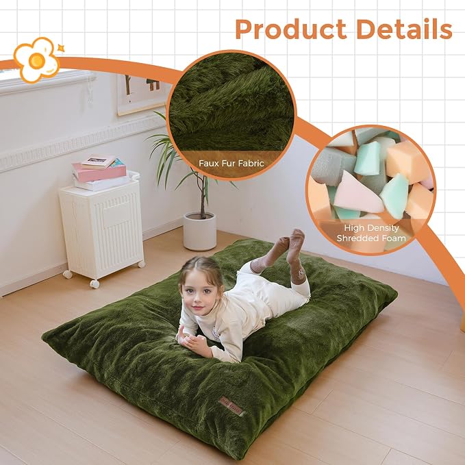 MAXYOYO 3 in 1 Kids Bean Bag Chair, Child Floor Sofa - Image 5