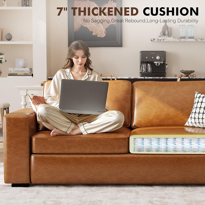 ABCASA Oversized 85" Sofa Couches - Image 5