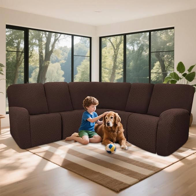 100% Waterproof Sectional Recliner Couch Covers - Image 2