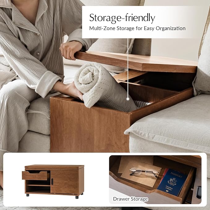 HULALA HOME Sofa Side Table - Image 5