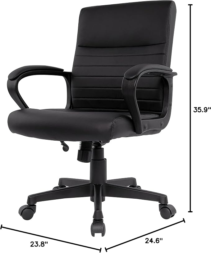 STAPLES Tervina Luxura Mid-Back Manager Chair - Image 3