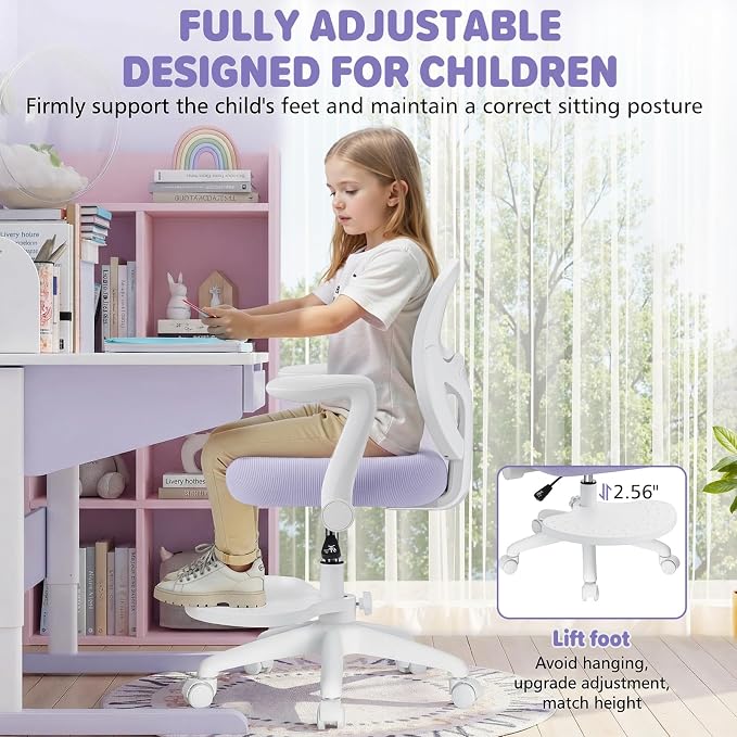 HOFFREE Kids Desk Chair Ergonomic Study Chair - Image 6