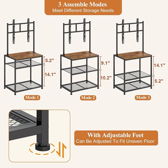 23 Inch to 50 Inch Floor Small Corner TV Stand - Image 8