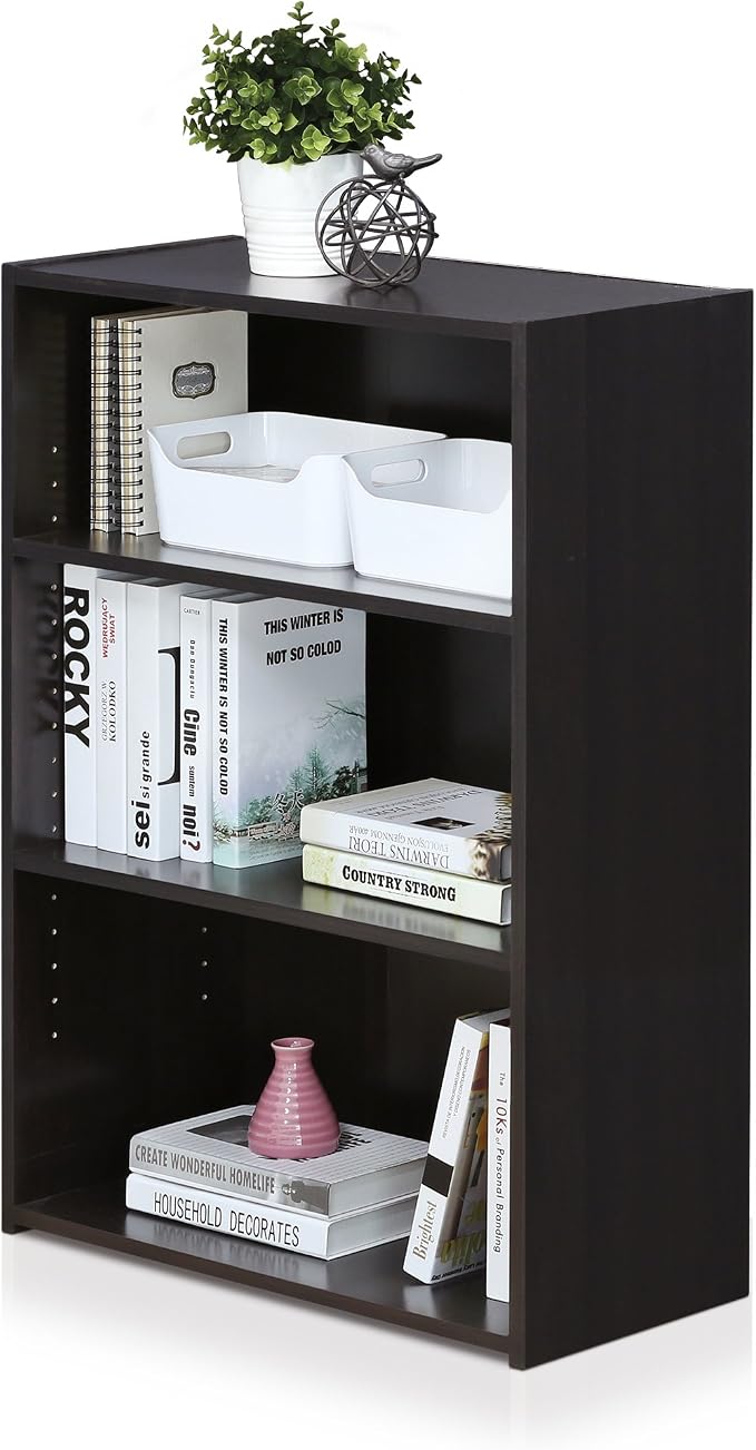 Furinno WRIGHT Book Shelf, 3-Tier Modern Bookshelf, Bookcase - Image 6