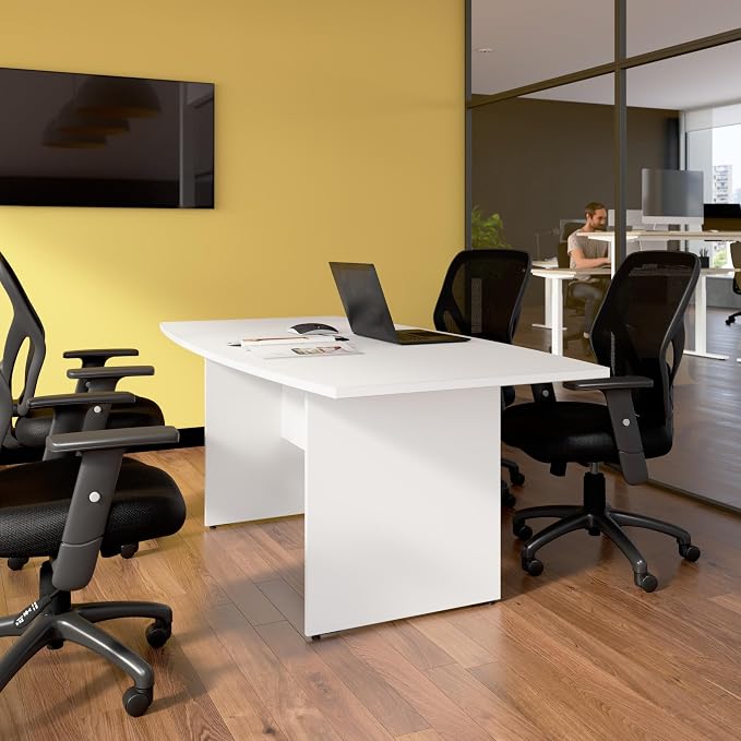 Bush Business Furniture Series C 72W Office Desk in Natural Cherry, Large PC - Image 2