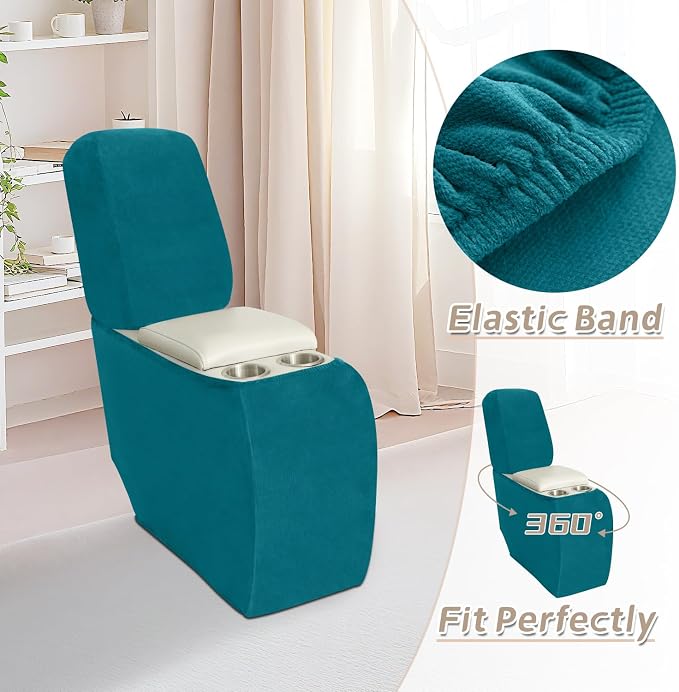 Arfntevss Sectional Recliner Couch Covers Velvet Corner Sectional Sofa Cover - Image 6