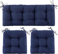 Wicker Chair Cushions of 3 Pieces, Waterproof Cushions by Aegisun