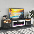 PRETZI Fireplace TV Stand with 36" Fireplace Up to 90" TVs, Remote Control by PRETZI