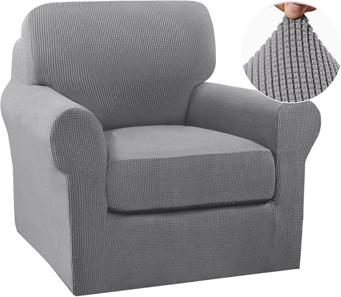 Turquoize 2 Piece Chair Covers Chair Slipcovers by Turquoize