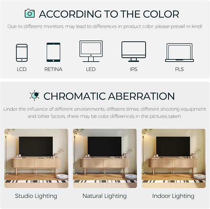 LINSY HOME Fluted TV Stand for 75" TV, Mid-Century Modern 70" Entertainment - Image 6