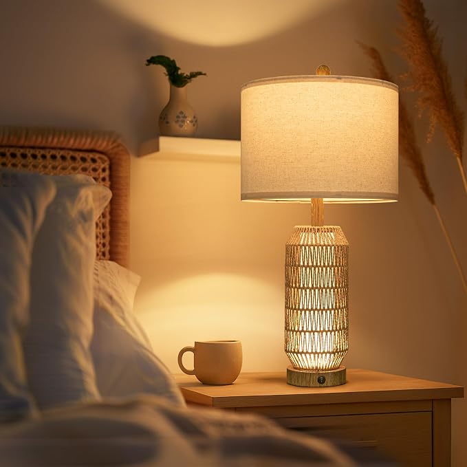 OYEARS 25" Table Lamps Set of 2 - Image 5