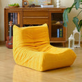 N&V Fireside Floor Sofa- Mid-Century Modern Armless Lounge Chair by NV