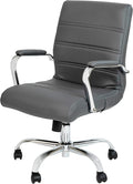 Flash Furniture Whitney Mid-Back Swivel LeatherSoft Desk Chair by FlashFurniture
