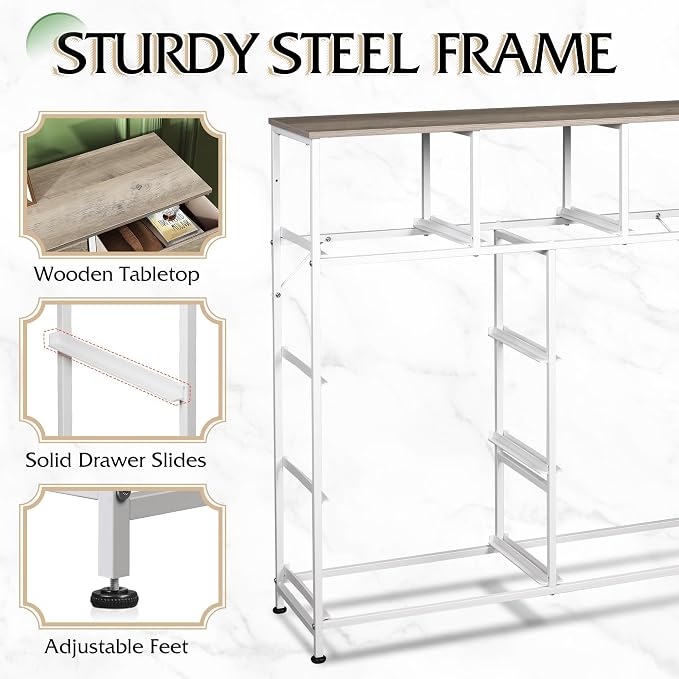 WLIVE 9-Drawer Dresser, Fabric Storage Tower - Image 7