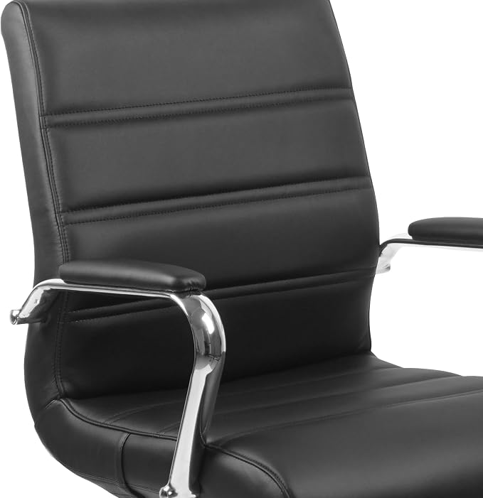 Flash Furniture Whitney Mid-Back Swivel LeatherSoft Desk Chair - Image 14