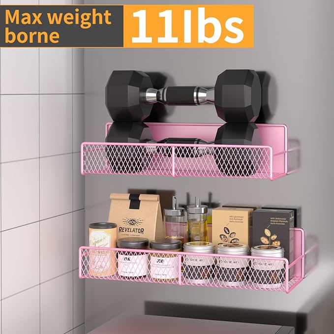 DTUQYX Magnetic Spice Rack for Refrigerator, 4 Pack 100% Metal Strong Magnet - Image 3