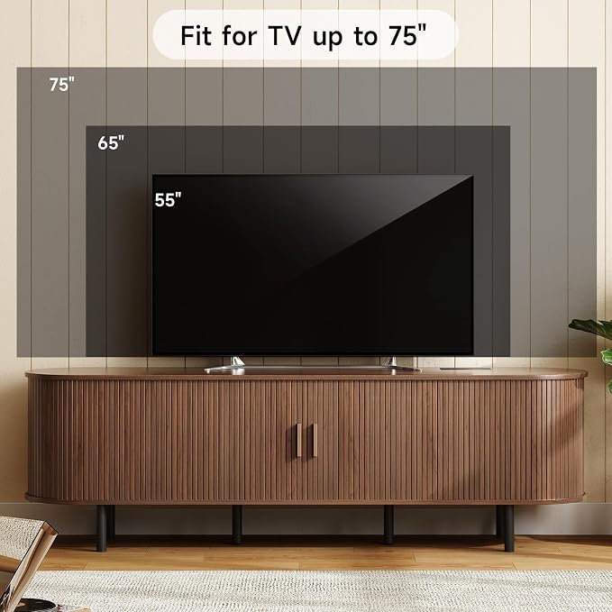 ONBRILL 70.8" TV Stand with Power Outlet - Image 5