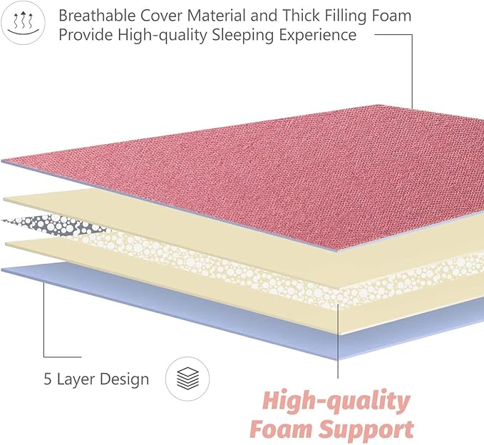 MAXYOYO Japanese Floor Mattress Futon Mattress, Thicken Sleeping Pad Foldable - Image 2