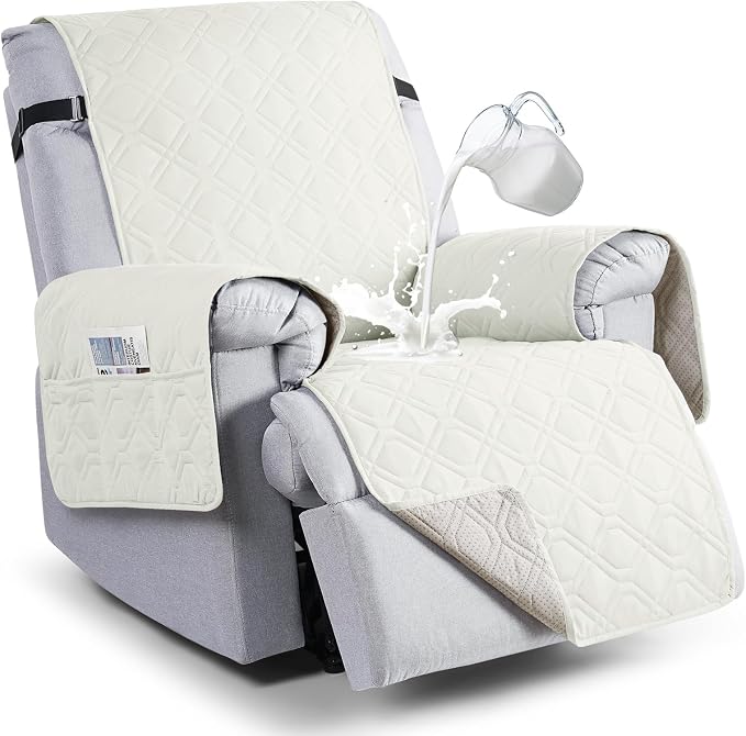 VANSOFY 100% Waterproof Recliner Chair Covers, Recliner Cover Non-Slip Dog by VANSOFYFURNITURECOVERS