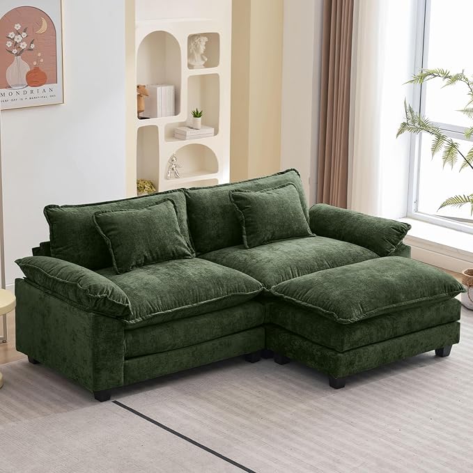 Oprisen 86" Modular Sectional Sofa, Comfy Cloud Couch Sectional Sofa by Oprisen