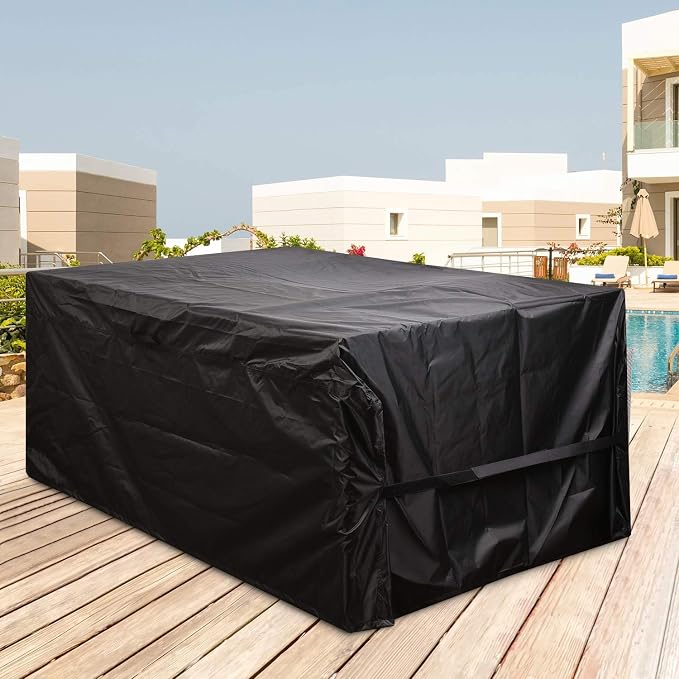 Patio Conversation Set Cover Patio Furniture Set Cover Outdoor Sectional Sofa - Image 6