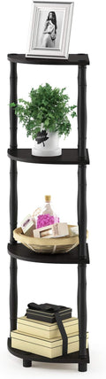 Furinno Turn-N-Tube 4-Tier Corner Display Rack Multipurpose Shelving Unit by Furinno-FitsYourSpaceFitsYourBudget