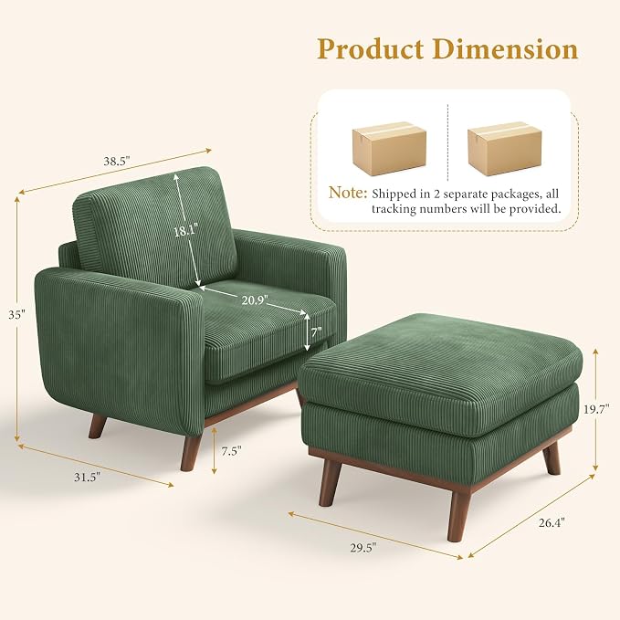 Vesgantti 38.5" Accent Chair - Image 2