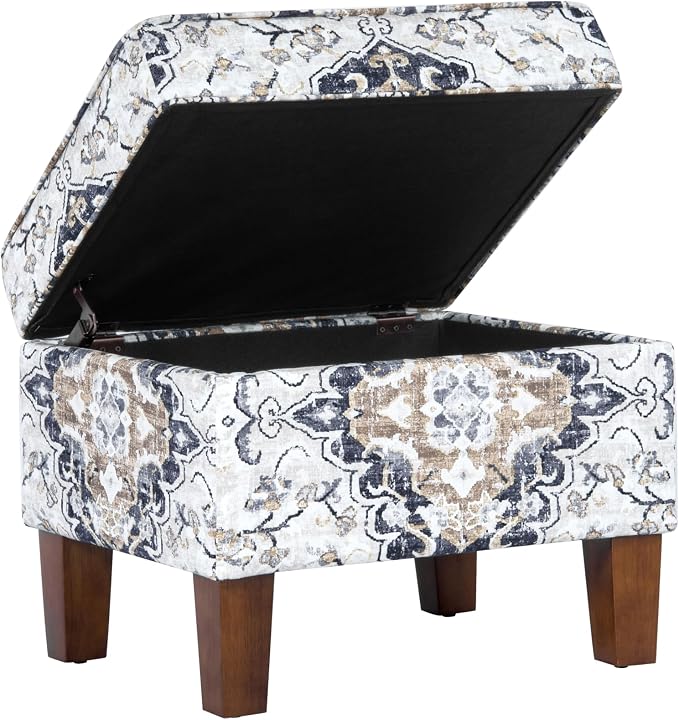 Homepop Home Decor |K7646-A862 | Upholstered Modern Rectangular Storage Ottoman - Image 13