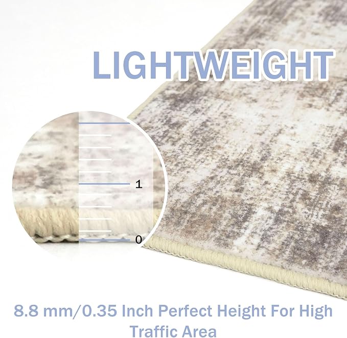 IOHOUZE Abstract Runner Rug 3x10 Ft Washable Runners - Image 5