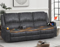 Yolsali Velvet Fabric Recliner Sofa, 3 Seater Manual Reclining Sofa by SavortheHappyMoments