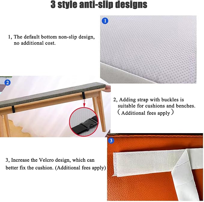 Custom Various Bench Cushion & Bay Window Seat Cushions, - Image 5