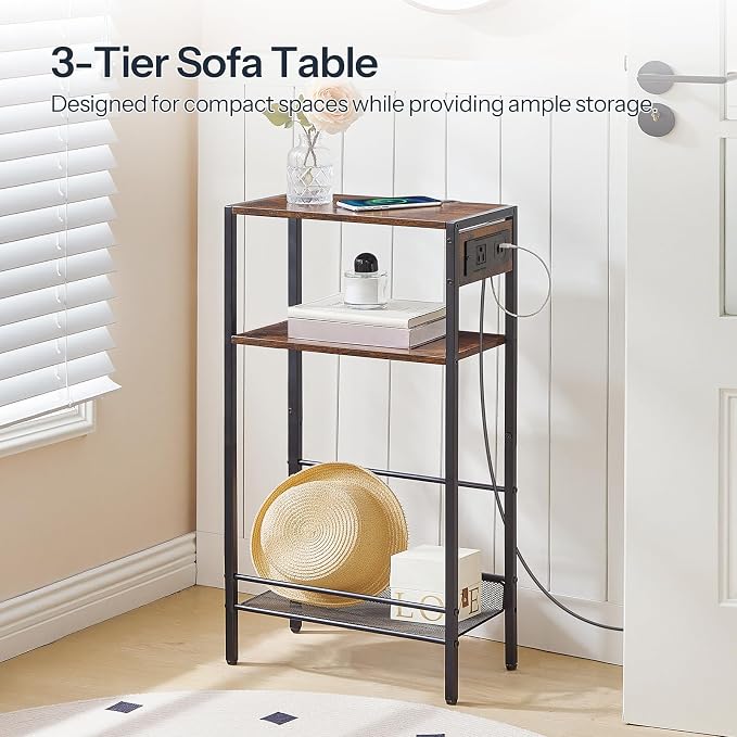 HOOBRO 15.7" Narrow Console Table - Image 4