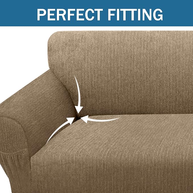 Loveseat Slipcover with 2 Pillow Cover - Image 3