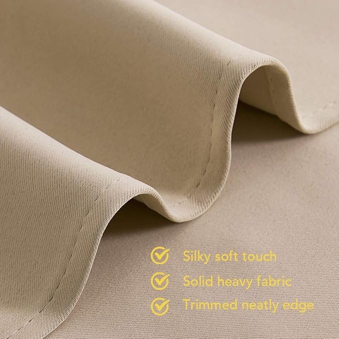 NICETOWN Thermal Room Darkening Draperies Curtains, Thermal Insulated Grommet - Image 4
