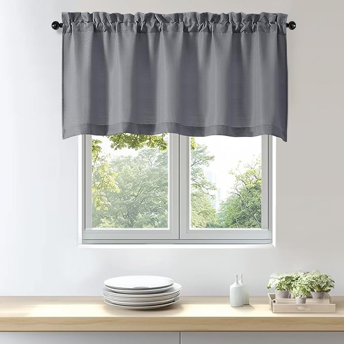 OWENIE Bob 1 PCS Dark Grey Valances by OWENIE