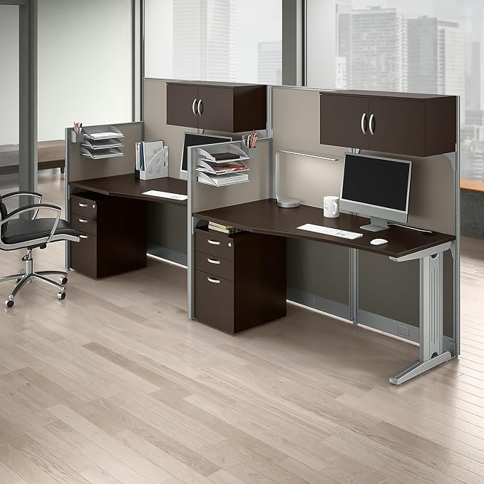Bush Business Furniture Office in an Hour 65W Straight Cubicle Desk - Image 6