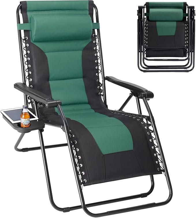 Sweetcrispy Zero Gravity Chairs, Foldable Patio Reclining Chairs by Sweetcrispy