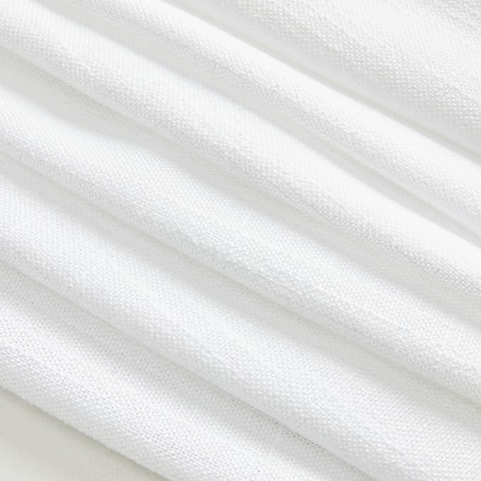 MYSKY HOME Floor to Ceiling Curtains 108 Inches White Sheer Window Drapes 2 - Image 6