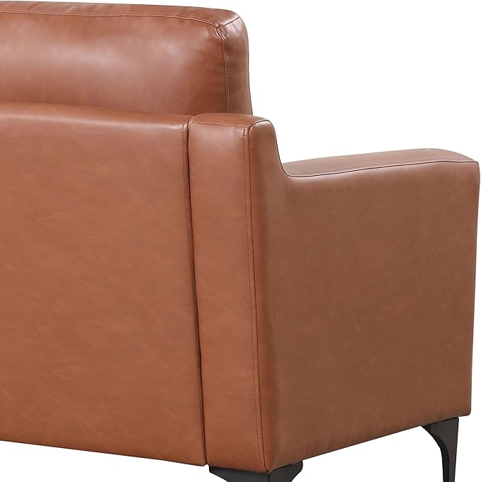 Serta Triton 55.5" Loveseat, Transitional Modern, Dreamcoil Comfort, Metal Legs - Image 7