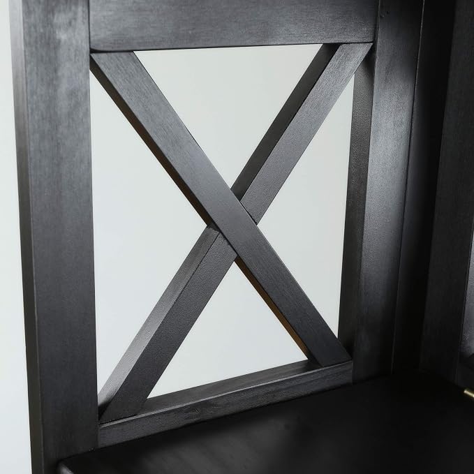 Montego 5-Shelf Bookcase-Black - Image 8