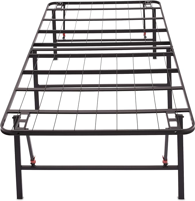 Amazon Basics Foldable Metal Platform Bed Frame, Noise-Free Mattress Foundation - Image 5