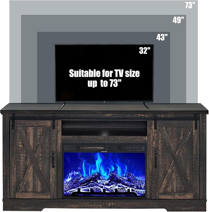 AMERLIFE Fireplace TV Stand - Image 5